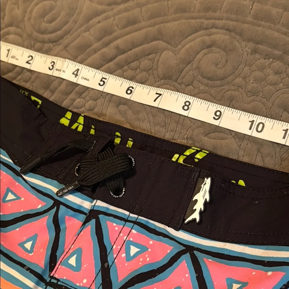 Maui and Sons Vibrant Geometric Swim Shorts